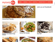 Tablet Screenshot of mytastydish.com